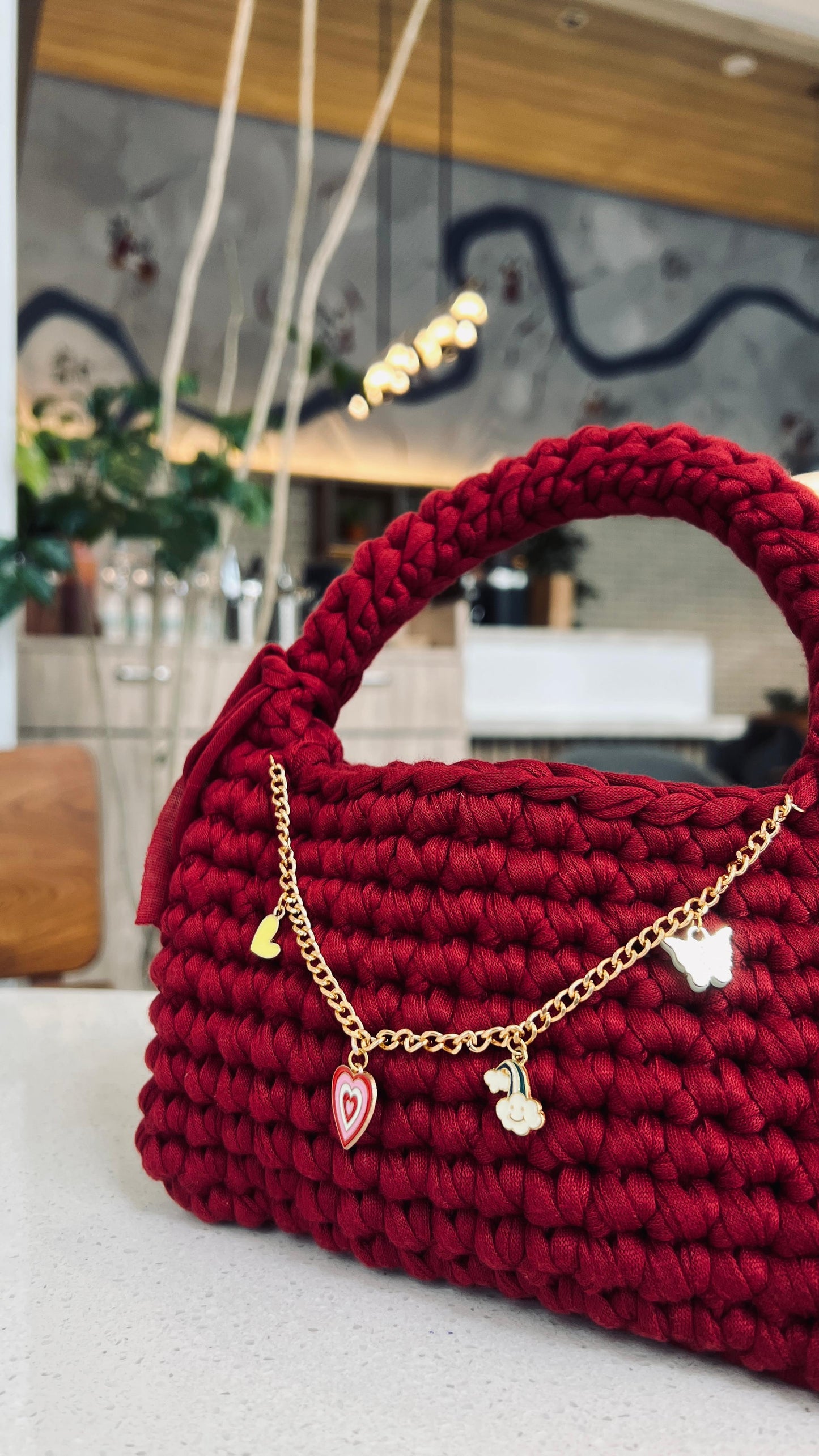 CharmLoop Crochet Handbag – Pastel & Bold Edition