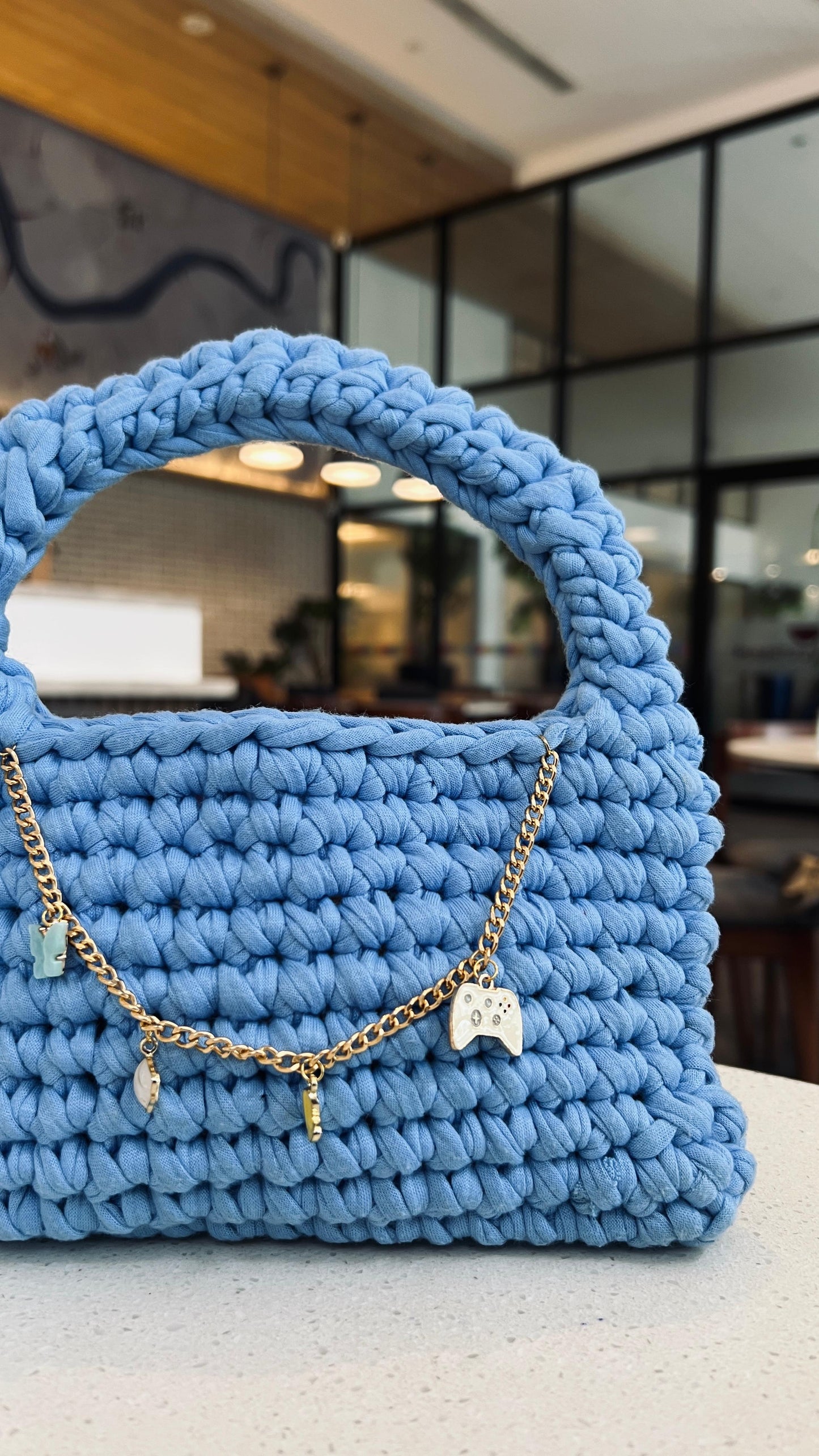 CharmLoop Crochet Handbag – Pastel & Bold Edition