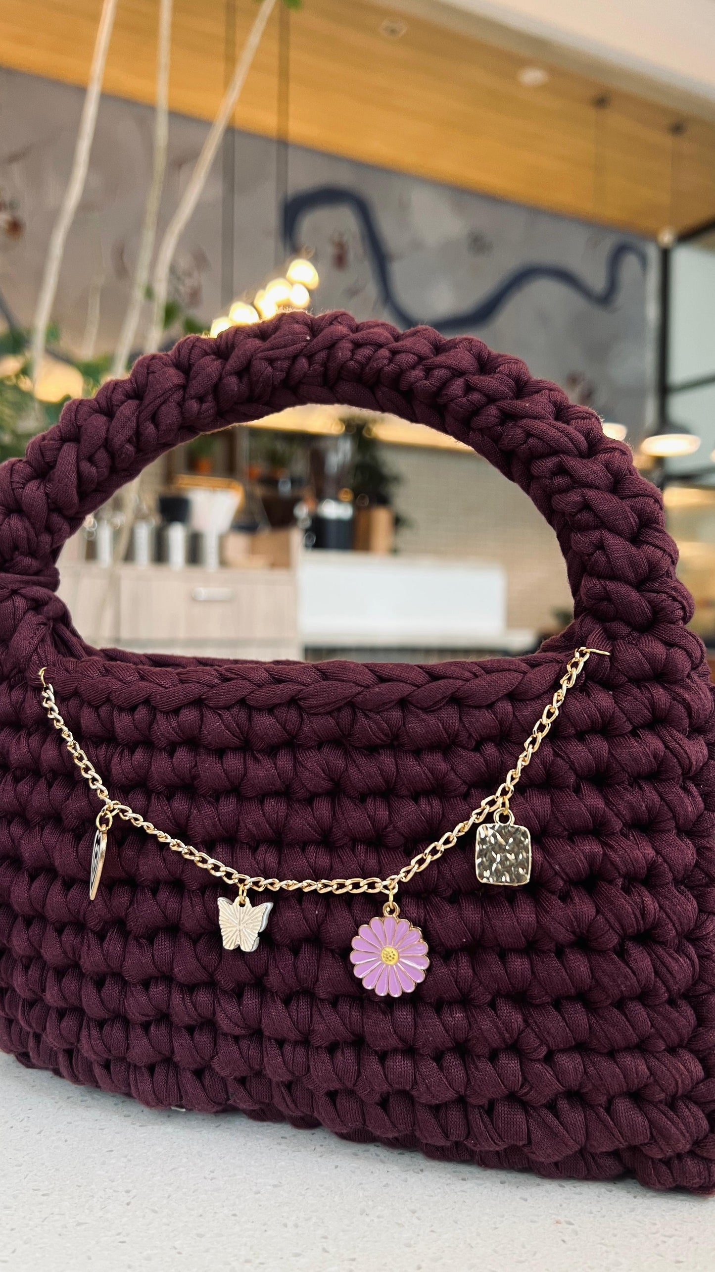 CharmLoop Crochet Handbag – Pastel & Bold Edition