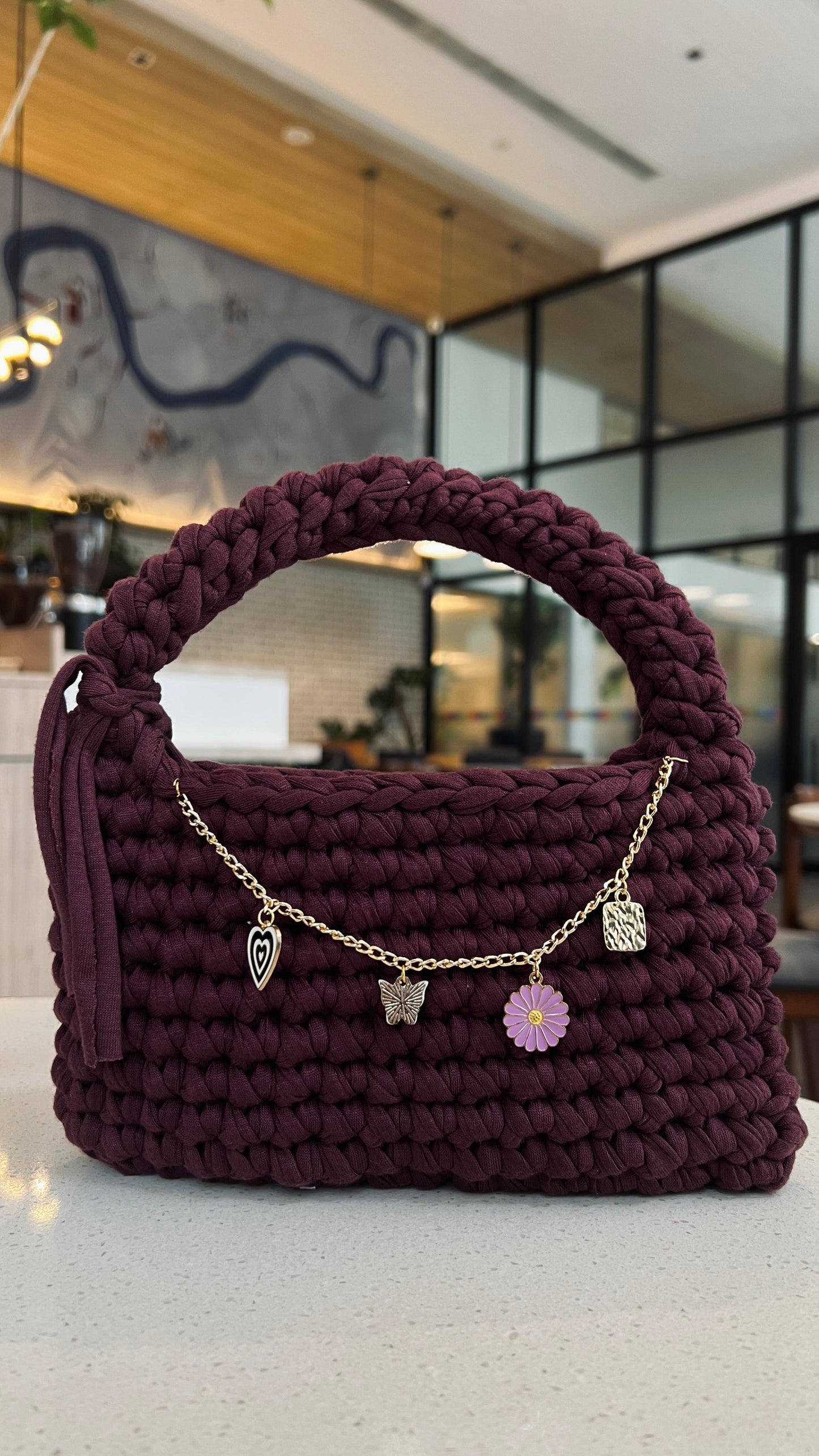 CharmLoop Crochet Handbag – Pastel & Bold Edition