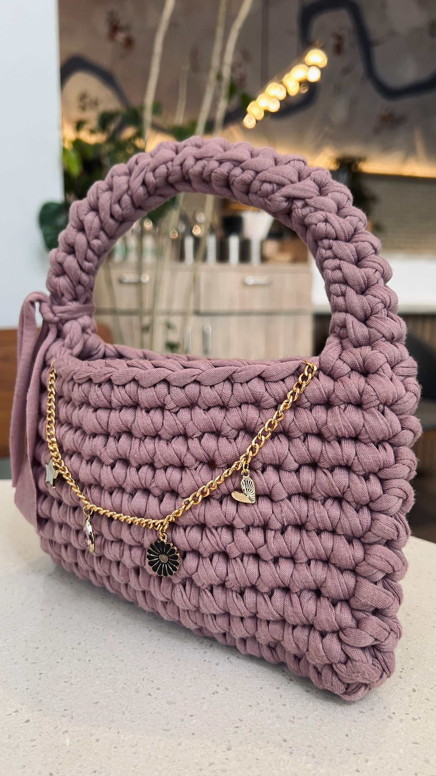 CharmLoop Crochet Handbag – Pastel & Bold Edition