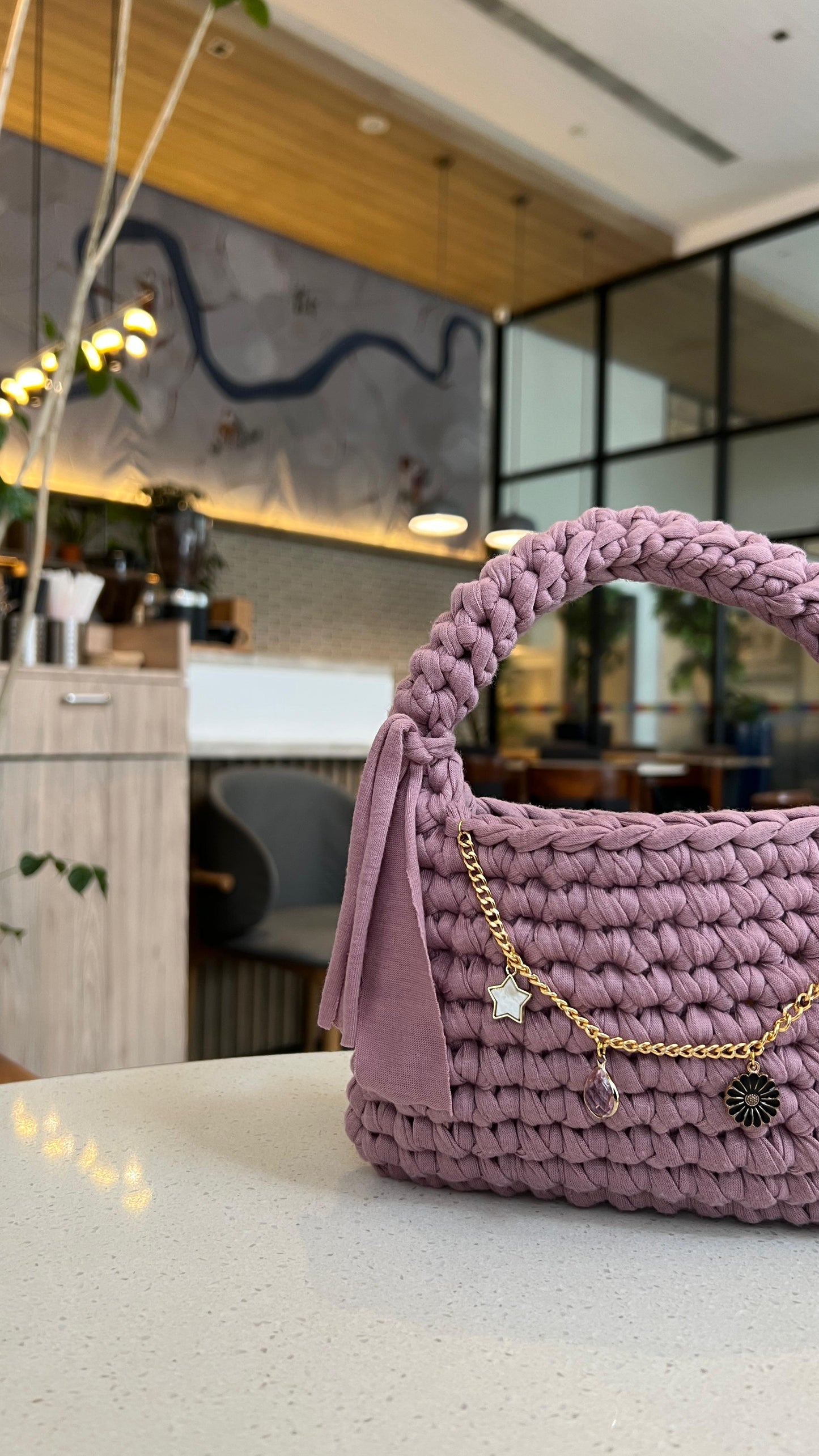 CharmLoop Crochet Handbag – Pastel & Bold Edition