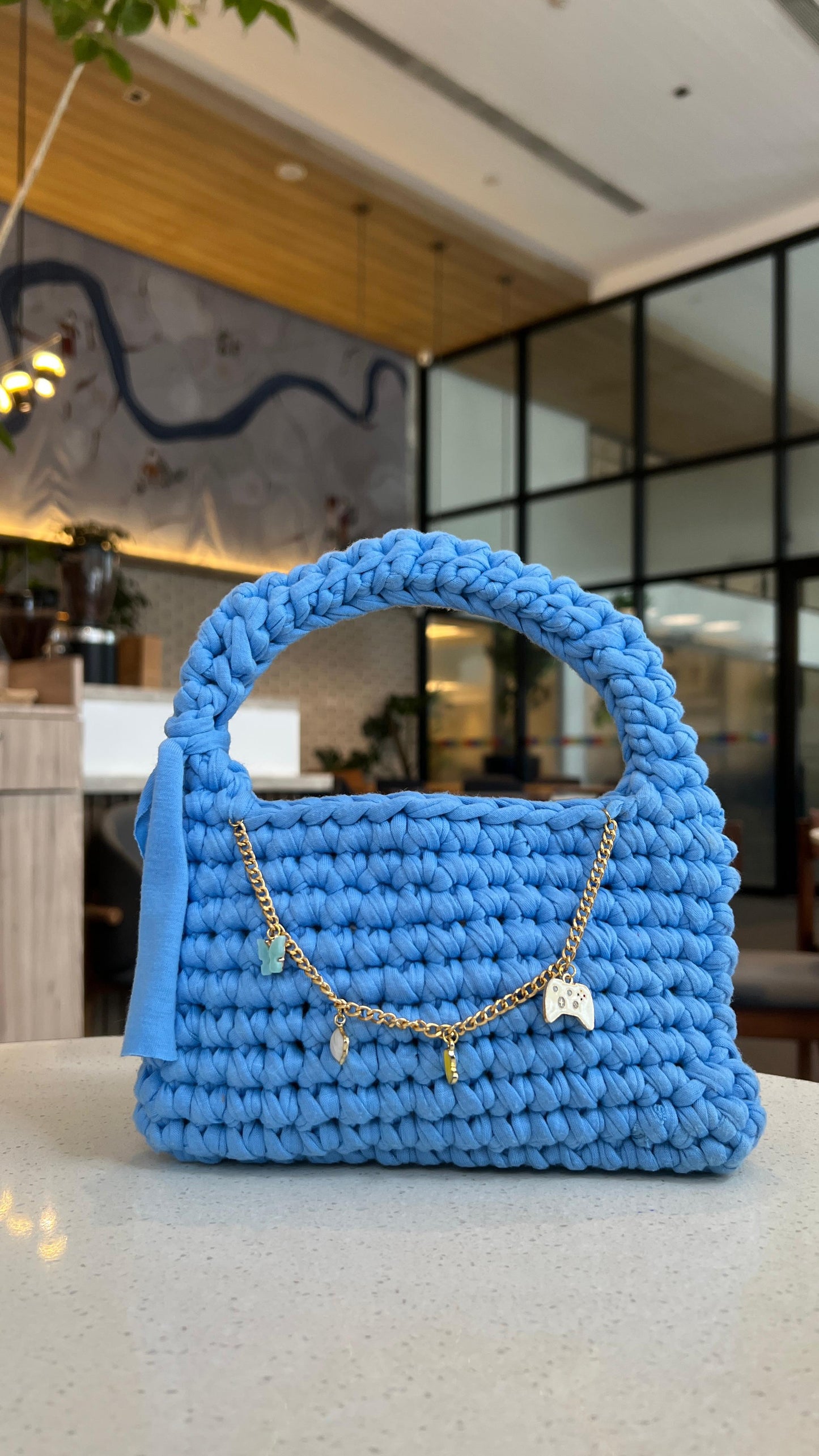 CharmLoop Crochet Handbag – Pastel & Bold Edition