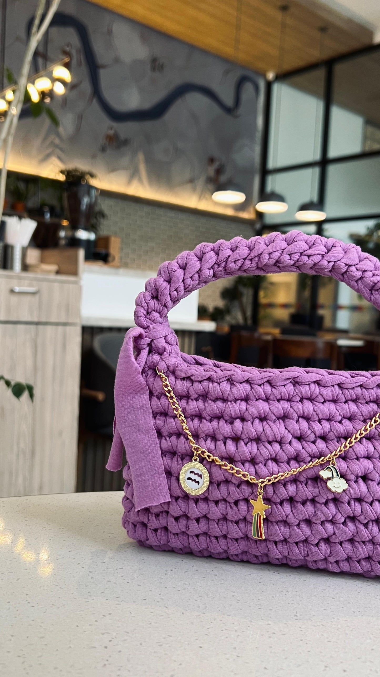 CharmLoop Crochet Handbag – Pastel & Bold Edition