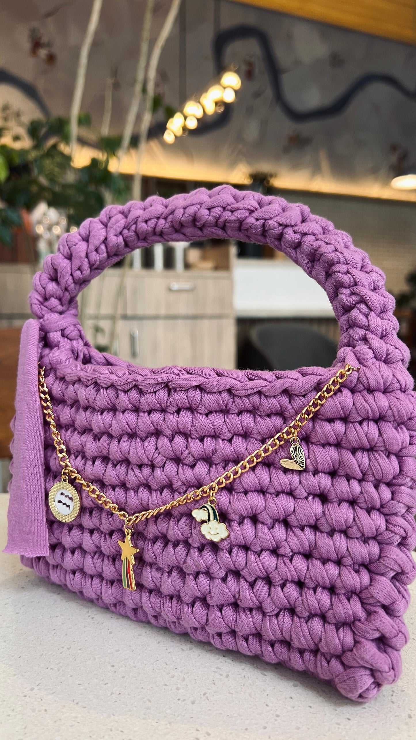 CharmLoop Crochet Handbag – Pastel & Bold Edition