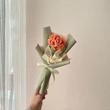 Pista Orange Rose Keepsake